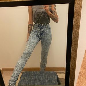 High waisted mom jeans